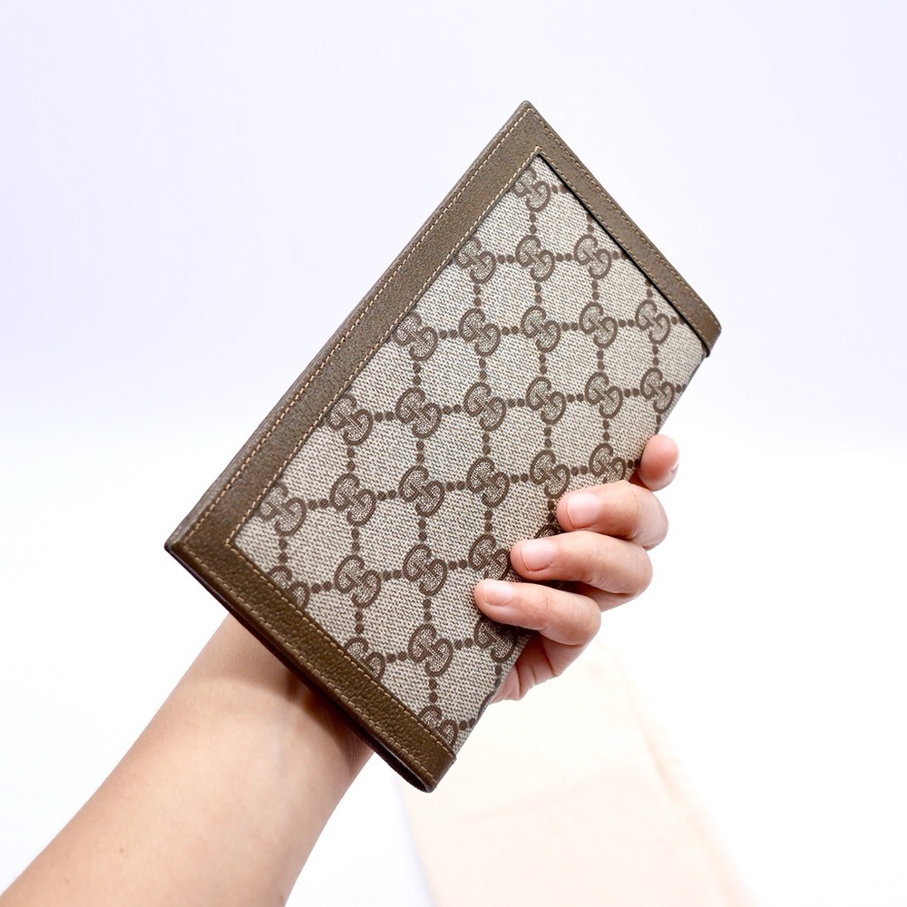 🍓GUCCI PVC Wallet Brown - Picture 10 of 10